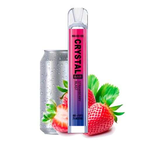 Ske Desechable Crystal Bar Strawberry Blast Mg Productos Vapes