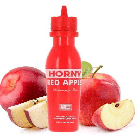 Horny Flava Red Apple 55 ML con nicokit gratis
