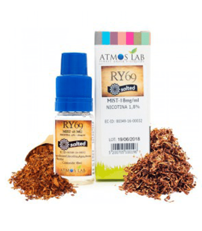 Sales de Nicotina Atmos Lab RY69 Salted Liquido con sales de nicotina