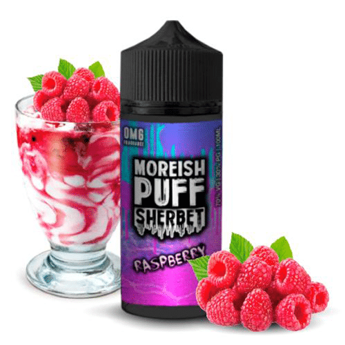 Liquidos Moreish Puff Sherbert Raspberry 100ML