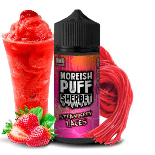Liquidos Moreish Puff Sherbet Strawberry Lace 100ML