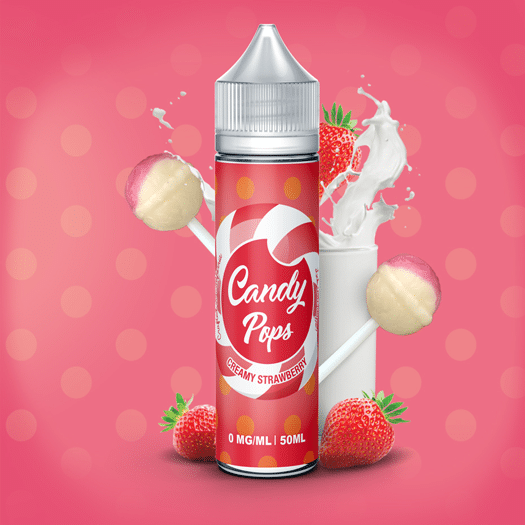 Liquidos Candy Pops Cream Strawberry-50 ml V
