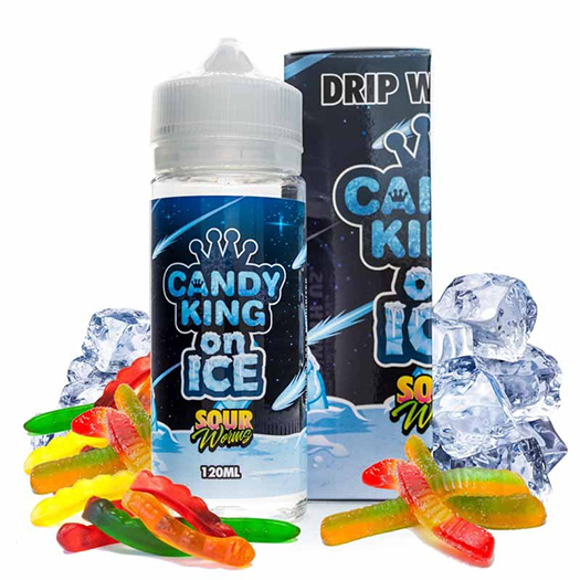 SOUR WORMS ON ICE Candy King 120ml