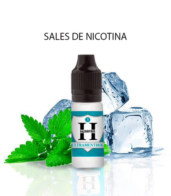 Sales de Nicotina Herrera Ultra menthol Salted Liquido con sales de nicotina