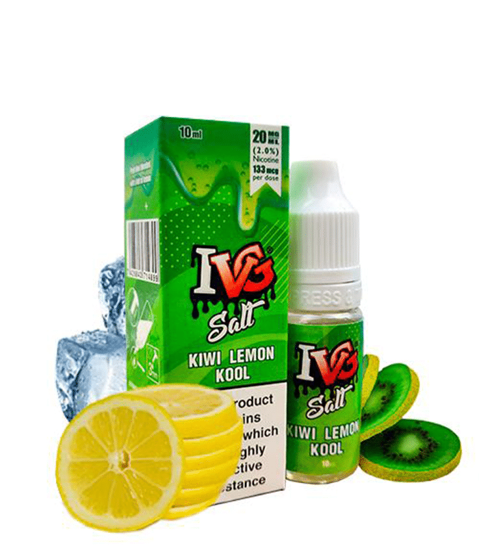 Sales de Nicotina Kiwi Lemon Kool IVG Liquido con sales de nicotina