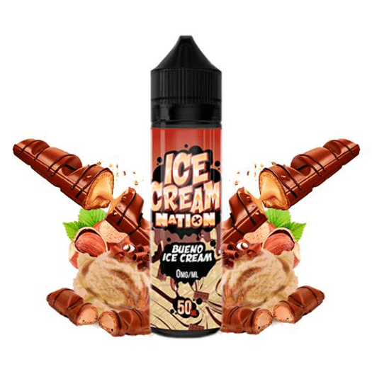 Bueno Ice Cream Ice Cream Nation 50 ML con nicokit gratis