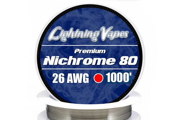 Hilo Resistivo Nichrome 80 Lightning Vapes 26awg