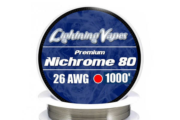 Hilo Resistivo Nichrome 80 Lightning Vapes 75 26awg