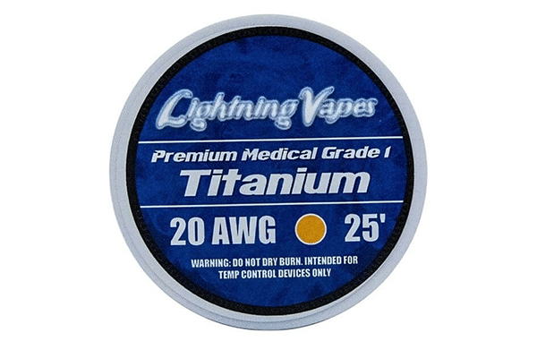 Hilo Resistivo Titanio Lightning Vapes 28 awg 75