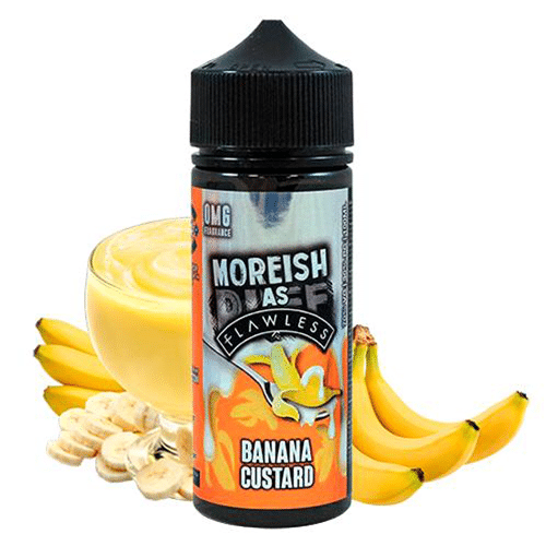 Liquidos Moreish As Flawless Custards Banana 100ML