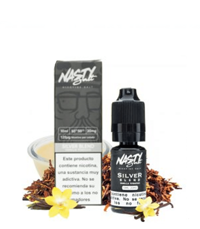 Sales de Nicotina Silver Blend Nasty Juice sales de nicotina