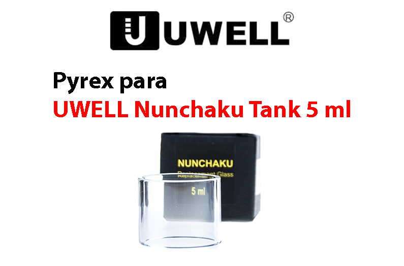 Pyrex Cristal para Nunchaku 5ml Uwell