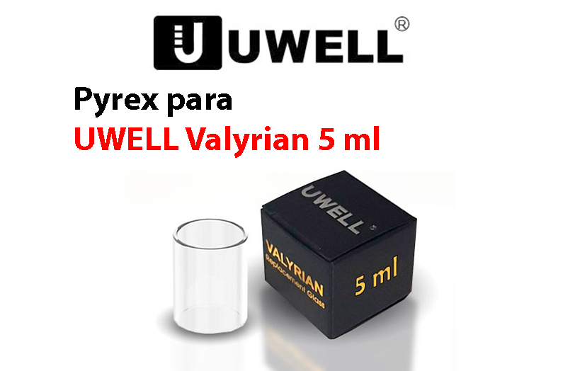 Pyrex Cristal para Valyrian 5ml Uwell