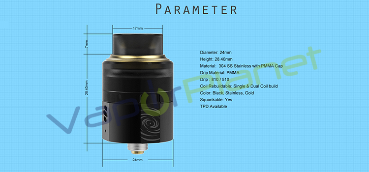 Wormhole BF RDA 24mm Vapefly