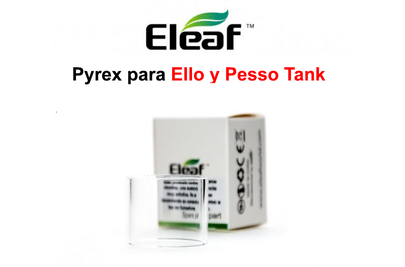 Pyrex Cristal para Ello y Pesso Tank 4ml Eleaf