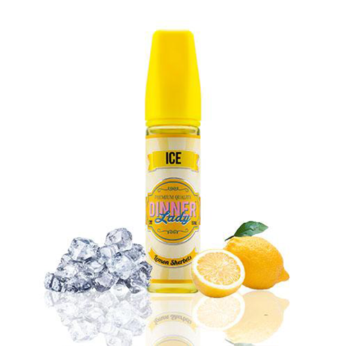 Liquido para Vapear DINNER LADY Ice Lemon Sherbets 50ml mas Nicokit Gratis