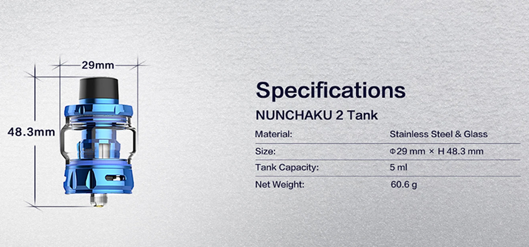 Mod Nunchaku 2 Tank 2ml 29mm