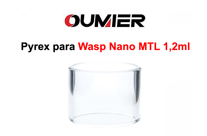Pyrex para Wasp Nano MTL 1.2ml Oumier