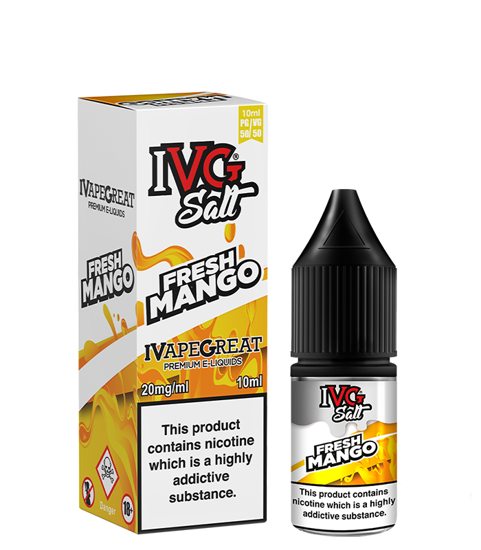 Sales de Nicotina Fresh Mango IVG Liquido con sales de nicotina