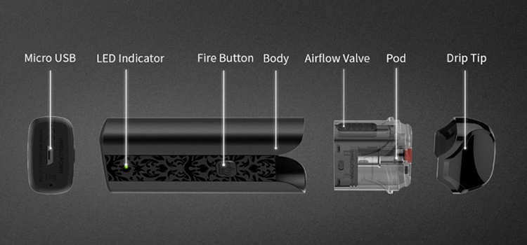 Pod Uwell CROWN 1250mAh 2ml