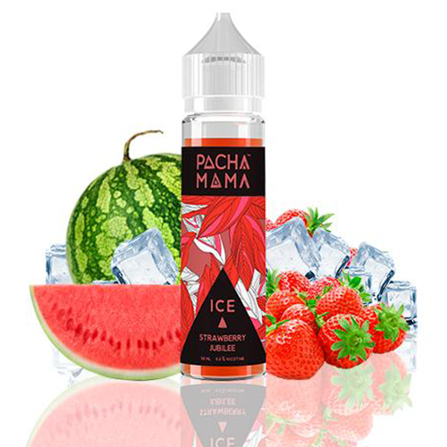 PACHAMAMA Ice Strawberry Jubilee 50 ml + Nicokit Gratis