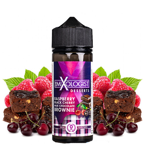 Raspberry Cherry Brownie By The Mixologist Desserts 100ml + Nicokits Gratis