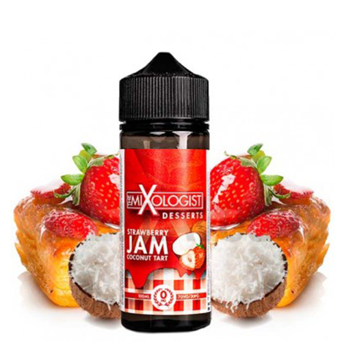 Strawberry Jam Coconut Tart By The Mixologist Desserts 100ml + Nicokits Gratis