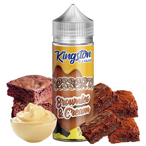 Brownies and Cream - Kingston E-liquids 100ml + Nicokits Gratis