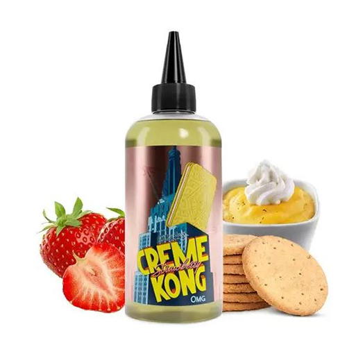 Creme Kong Strawberry 200ml By Retro Joes + 4 Nicokits Gratis