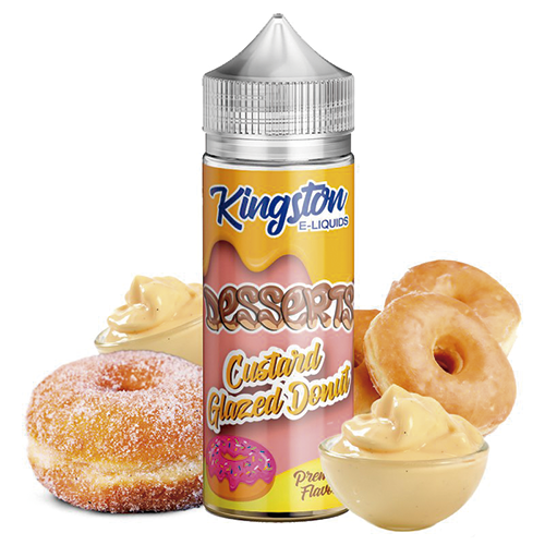 Custard Glazed Donut - Kingston E-liquids 100ml + Nicokits Gratis