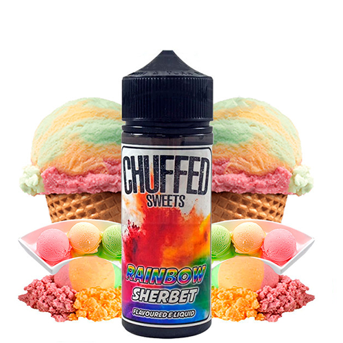 Rainbow Sherbet By Chuffed Sweets 100ml + Nicokits Gratis