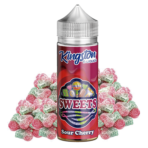 Sour Cherry - Kingston E-liquids 100ml + Nicokits Gratis