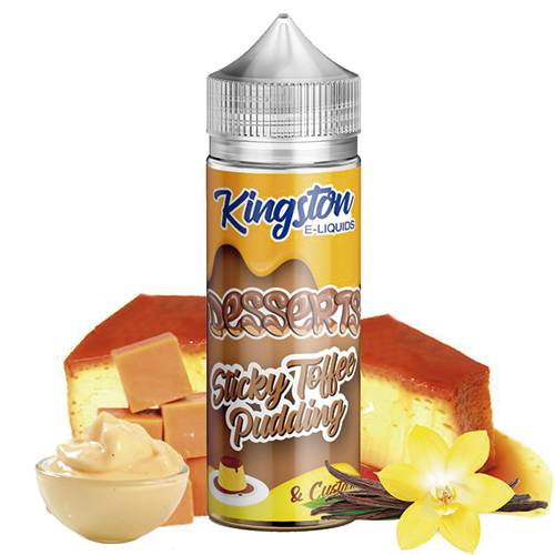 Sticky Toffee - Kingston E-liquids 100ml + Nicokits Gratis
