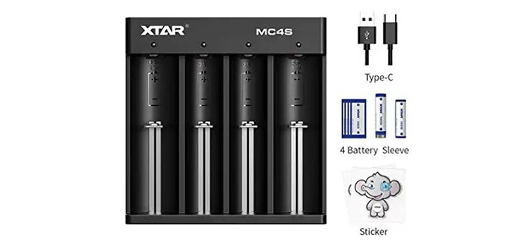 Cargador de Baterias MC4S XTAR - XTAR Charger