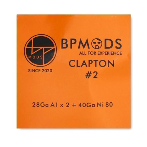 Hilo Resistivo Clapton2 28Ga A1 x + 40Ga Ni80 - BP mods