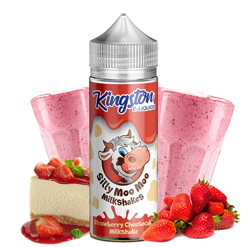Strawberry Cheesecake Milkshake - Kingston E-liquids 100ml + Nicokits Gratis