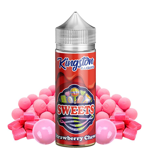 Strawberry Chews - Kingston E-liquids 100ml + Nicokits Gratis