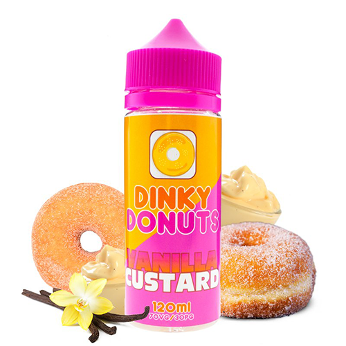 Vanilla Custard 100ml + 2 Nicokit Gratis - Dinky Donuts