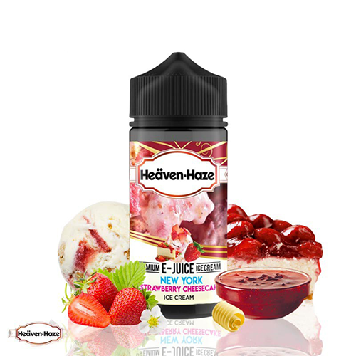 Heaven Haze - New York Cheescake Strawberry 100ML + Nicokits Gratis