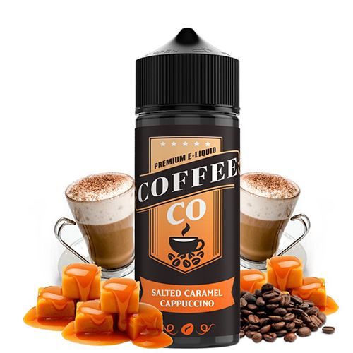 Salted Caramel Cappuccino - Coffee Co Liquidos 100ml + Nicokits Gratis
