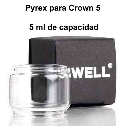 Pyrex - Glass para Uwell Crown 5 - 5 ml - UWELL Pyrex