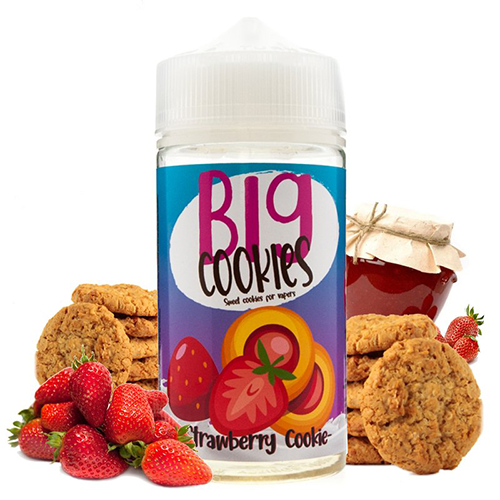 Strawberry Cookie - BIG PANCAKE - 180 ml + 2 Nicokits Gratis