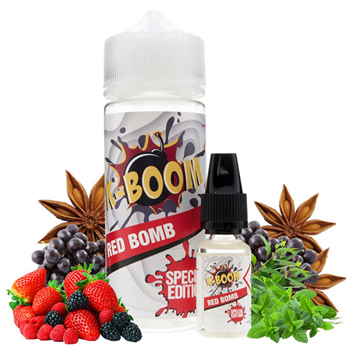 Aroma Red Bomb 10ml + bote 120ml By K-Boom