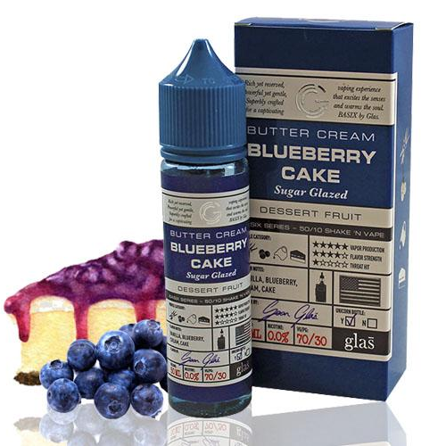 Glas Basix Series Buttercream Cream Blueberry Cake 50ml+ Nicokits Gratis