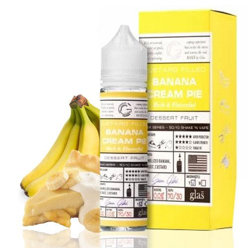 Glas Basix Series Custard Filled Banana Cream Pie 50ml+ Nicokits Gratis