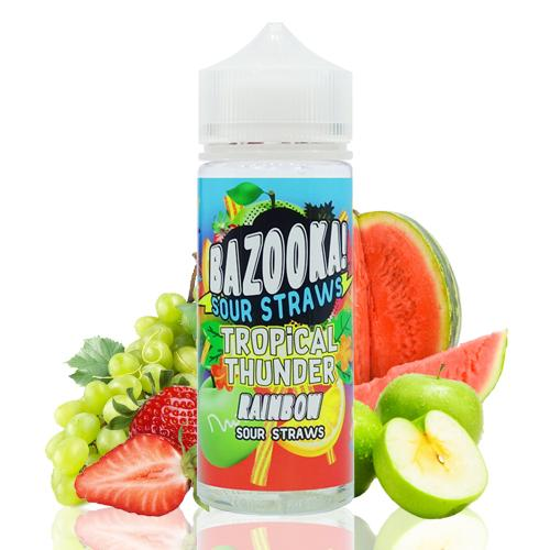 Tropical Thunder Rainbow 100 ml +Nicokits Gratis- Bazooka Sour Straws