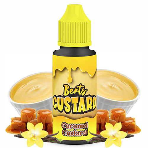 Caramel Custard 100ml + Nicokits Gratis - Berts Custard by Kingston E-liquids