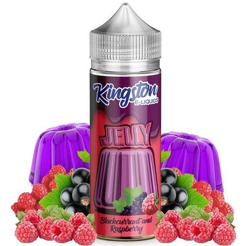 El líquido Jelly Blackcurrant and Raspberry de la gama Jelly de Kingston E-liquids sabe a irresistible gelatina de grosella negra y frambuesa.