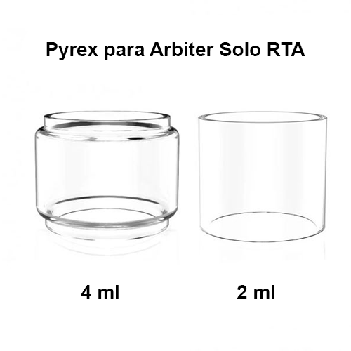 Pyrex - Vidro para atomizador Arbiter SOLO - OXVA Pyrex