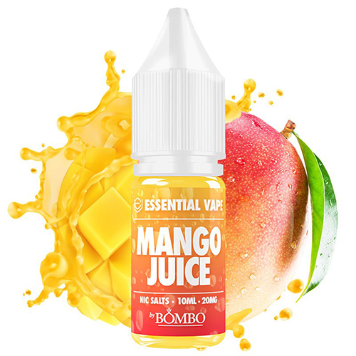 Mango Juice - Essential Vape Nic Salts by Bombo 10 ml